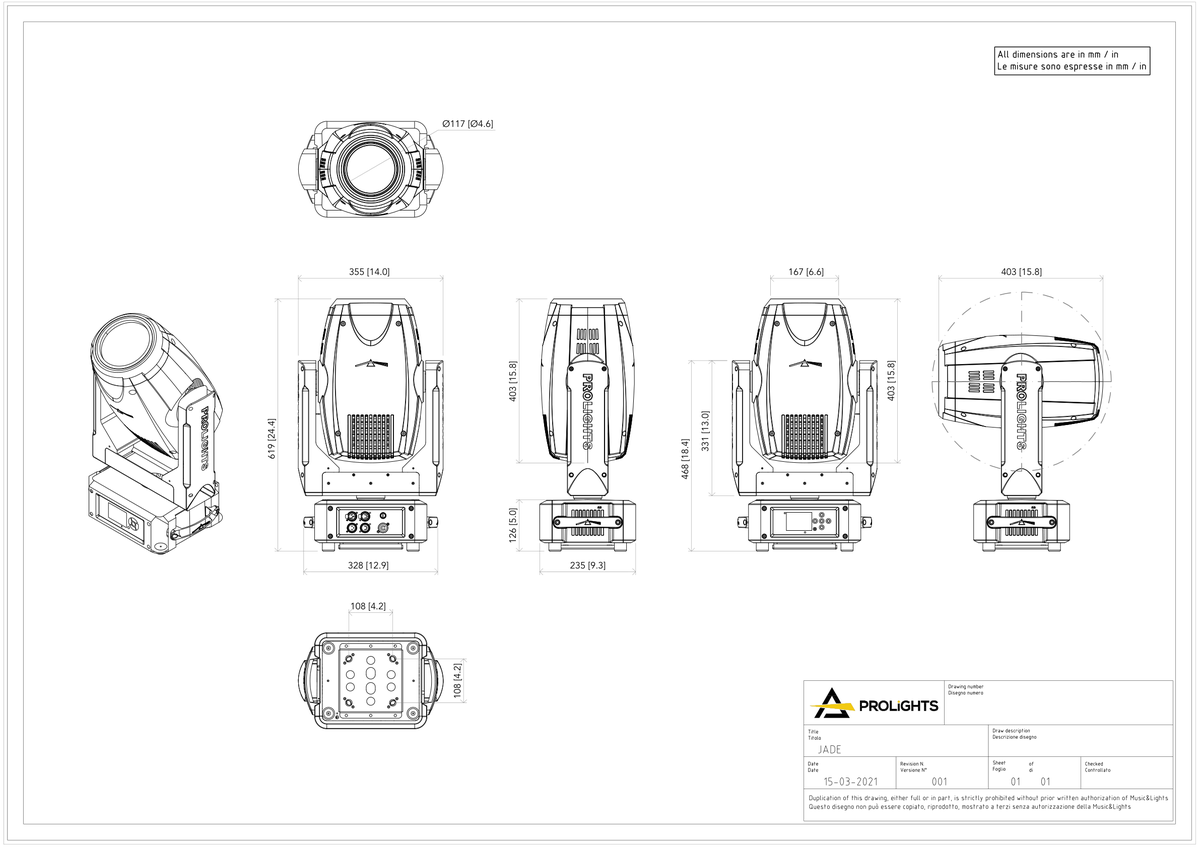 Technical drawing for Jade
