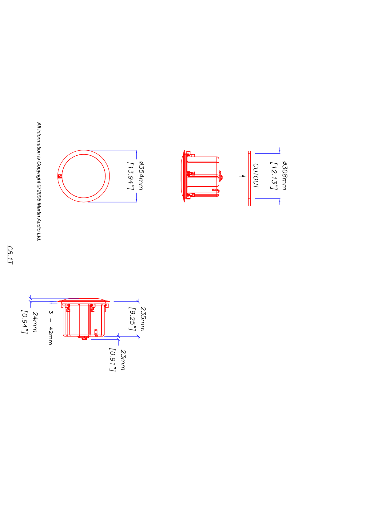 Technical drawing for C8.1T