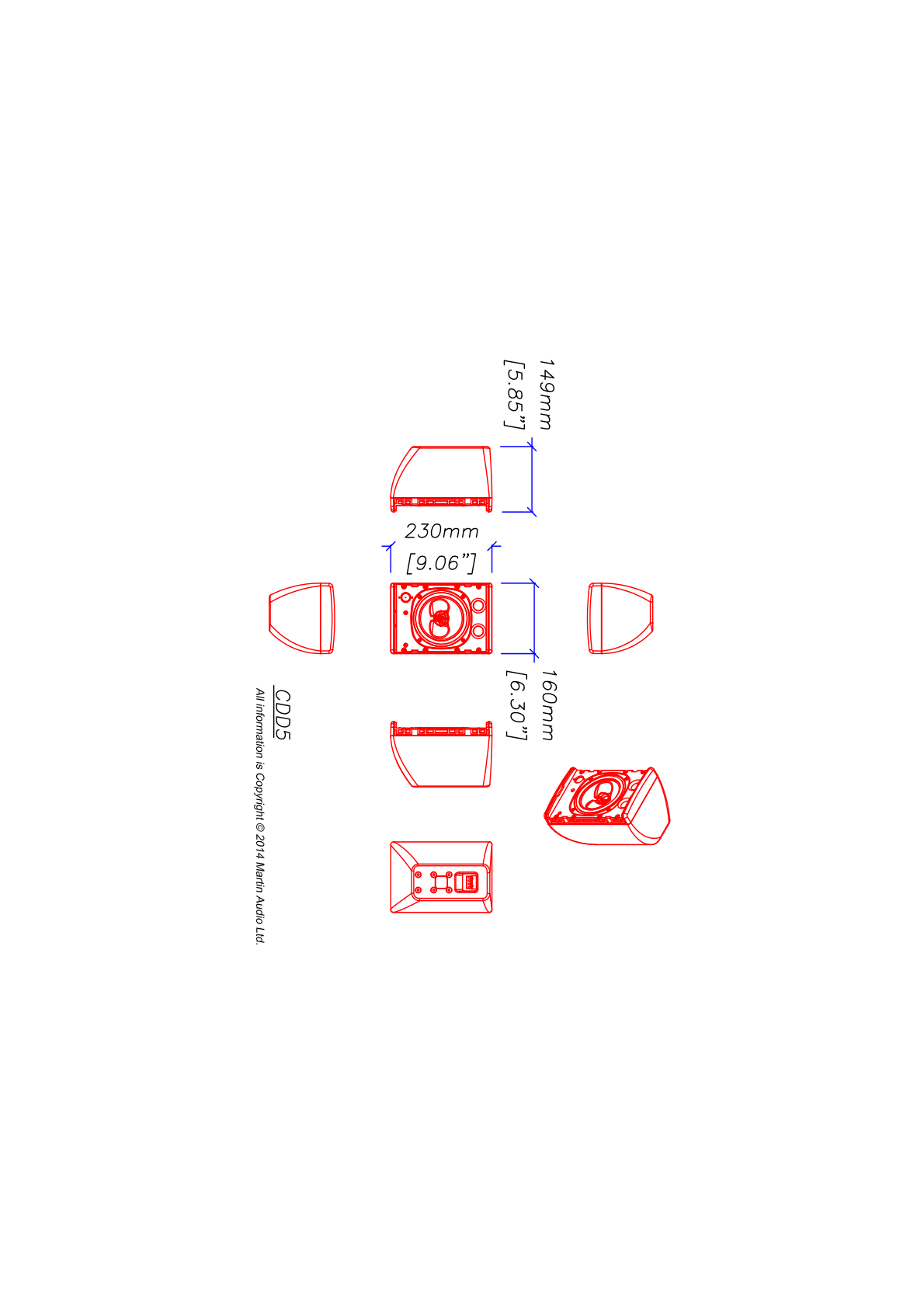 Technical drawing for CDD5B