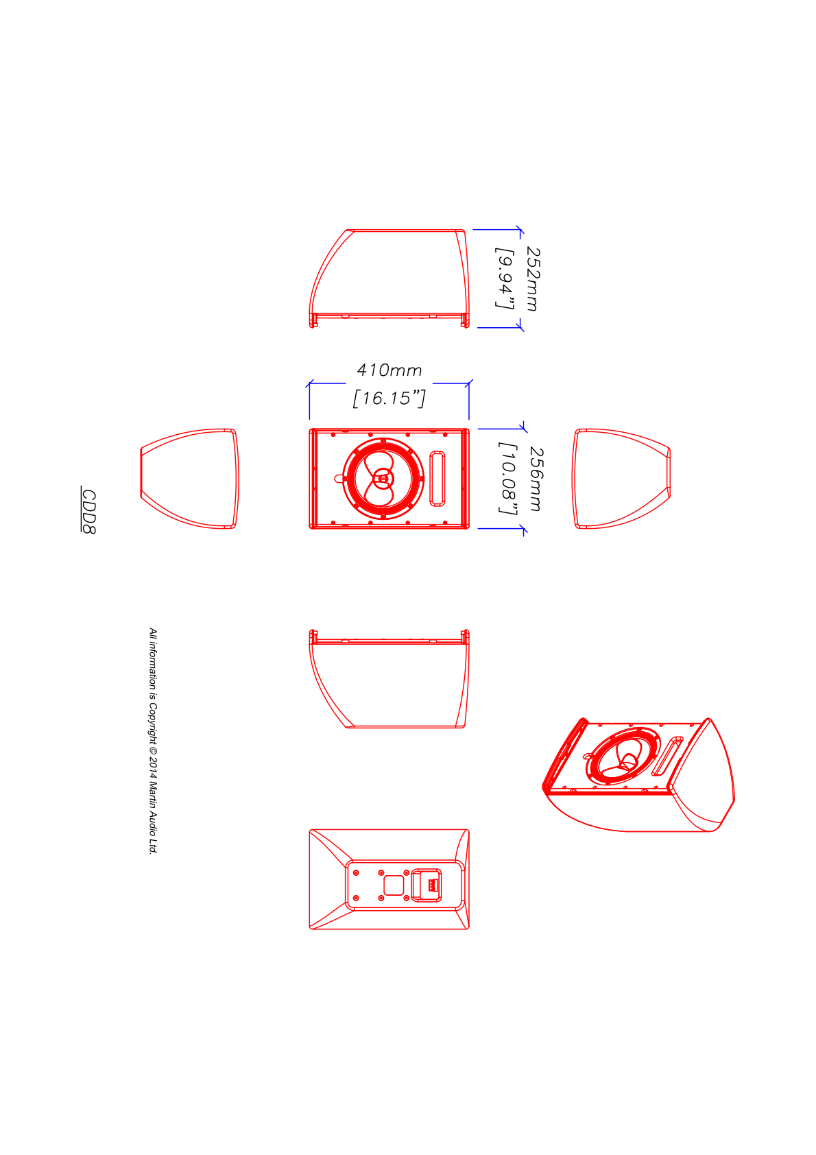 Technical drawing for CDD8B