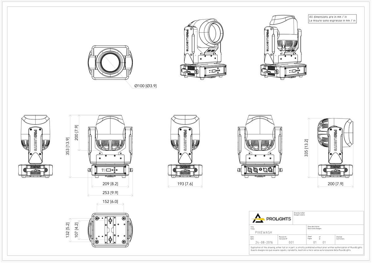 Technical drawing for Pixie Wash