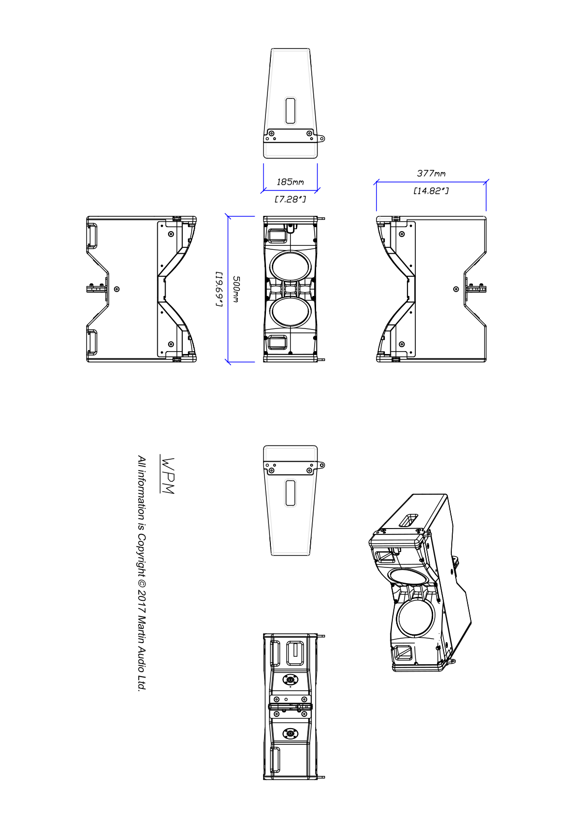 Technical drawing for WPM