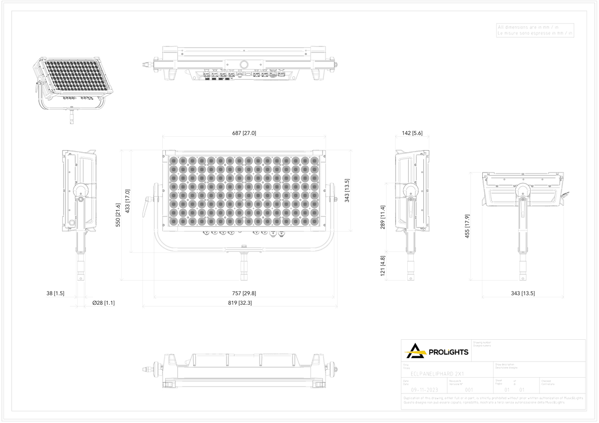 Technical drawing for EclPanel IPHard2x1