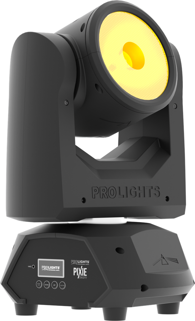 Pixie Beam 60W single source moving LED beam luminaire with continuous rotation