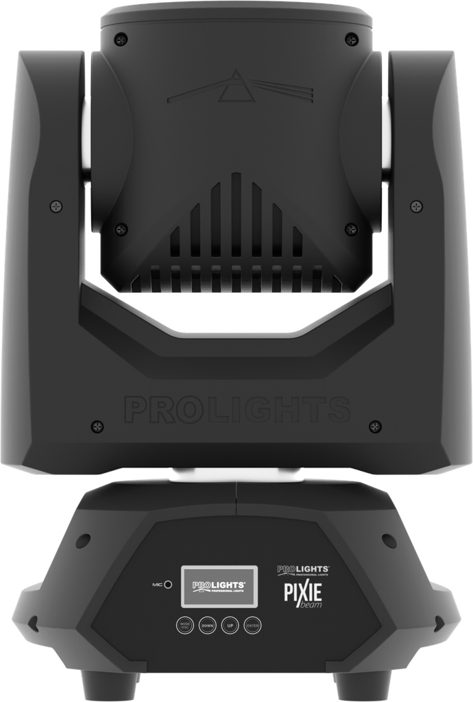 Pixie Beam 60W single source moving LED beam luminaire with continuous rotation