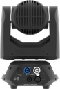 Pixie Beam 60W single source moving LED beam luminaire with continuous rotation