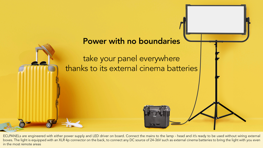EclPanel TWCJr 370W Tunable White and colourful LED soft light with pixels and lighting effects (driven @ 220W)