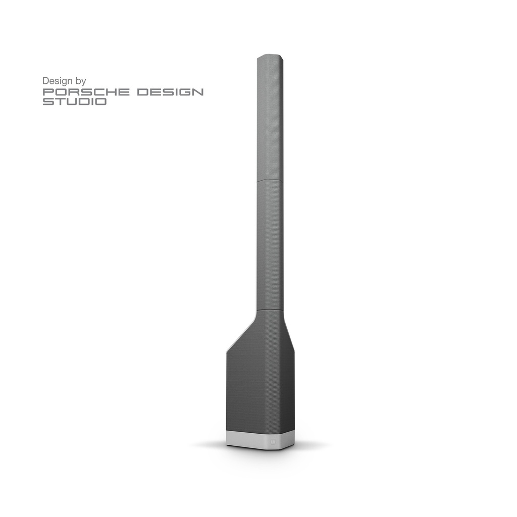 MAUI P900 G - Powered Column PA System by Porsche Design Studio in Platinum Grey