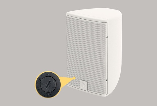 CDD6BTX-WR - 6" Weather-resistant compact two-way passive loudspeaker with Transformer. Black