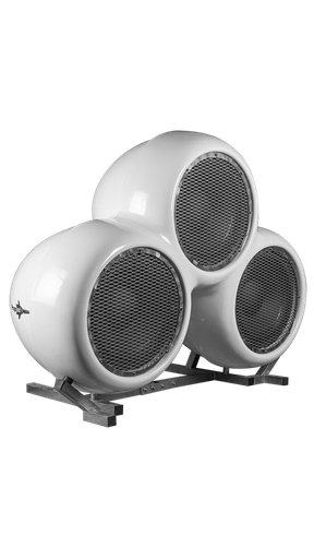 CERBERUS SUB 12.1 Triple 18" - with protection grill - WHITE