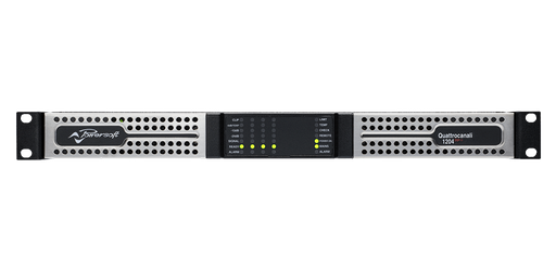 Quattrocanali 1204 DSP+ PF00S463 - 1200W/4-channel Flexible Amplifier with DSP and AES67